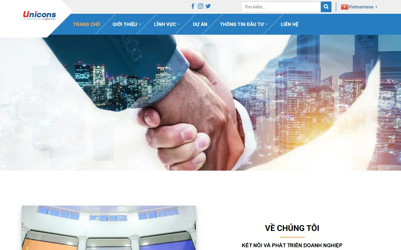 Mẫu website giới thiệu công ty — Web demo công ty 4 – Web demo công ty 4