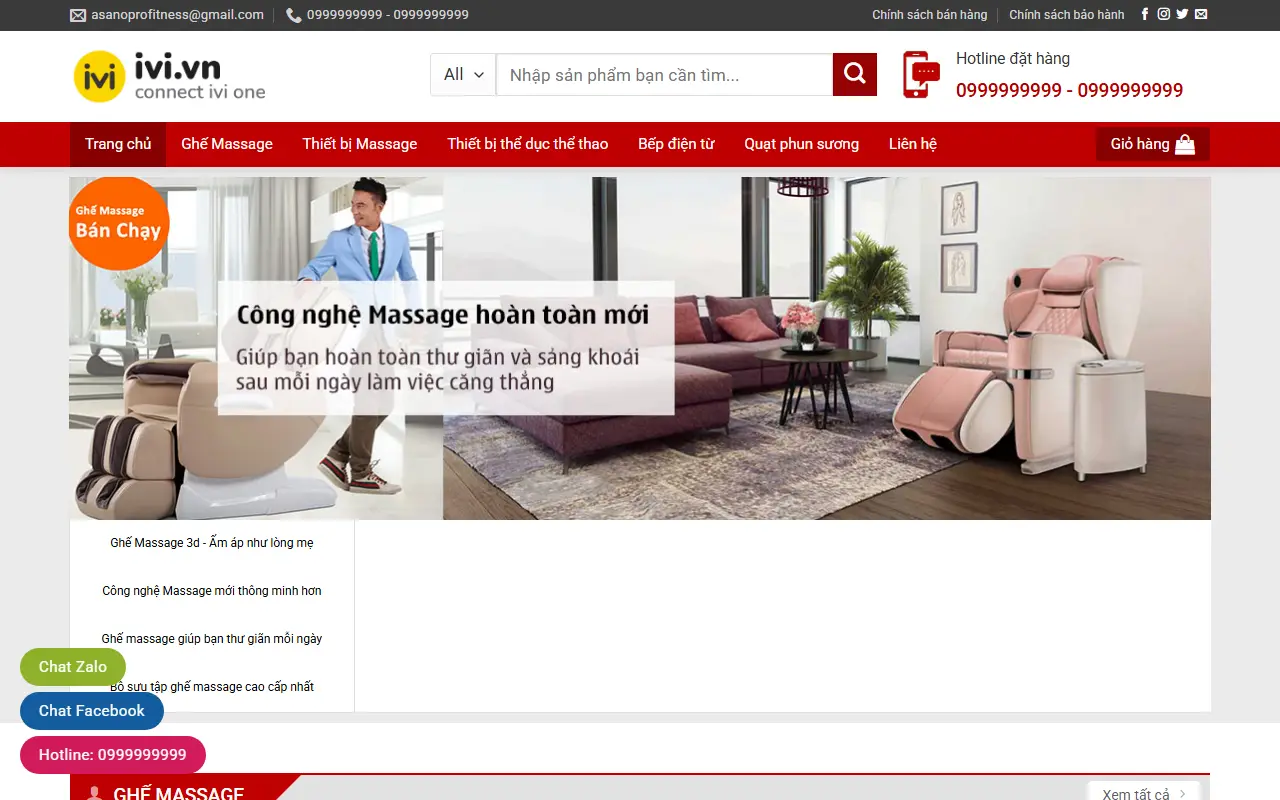 Mẫu website điện máy & điện lạnh — Điện máy #2