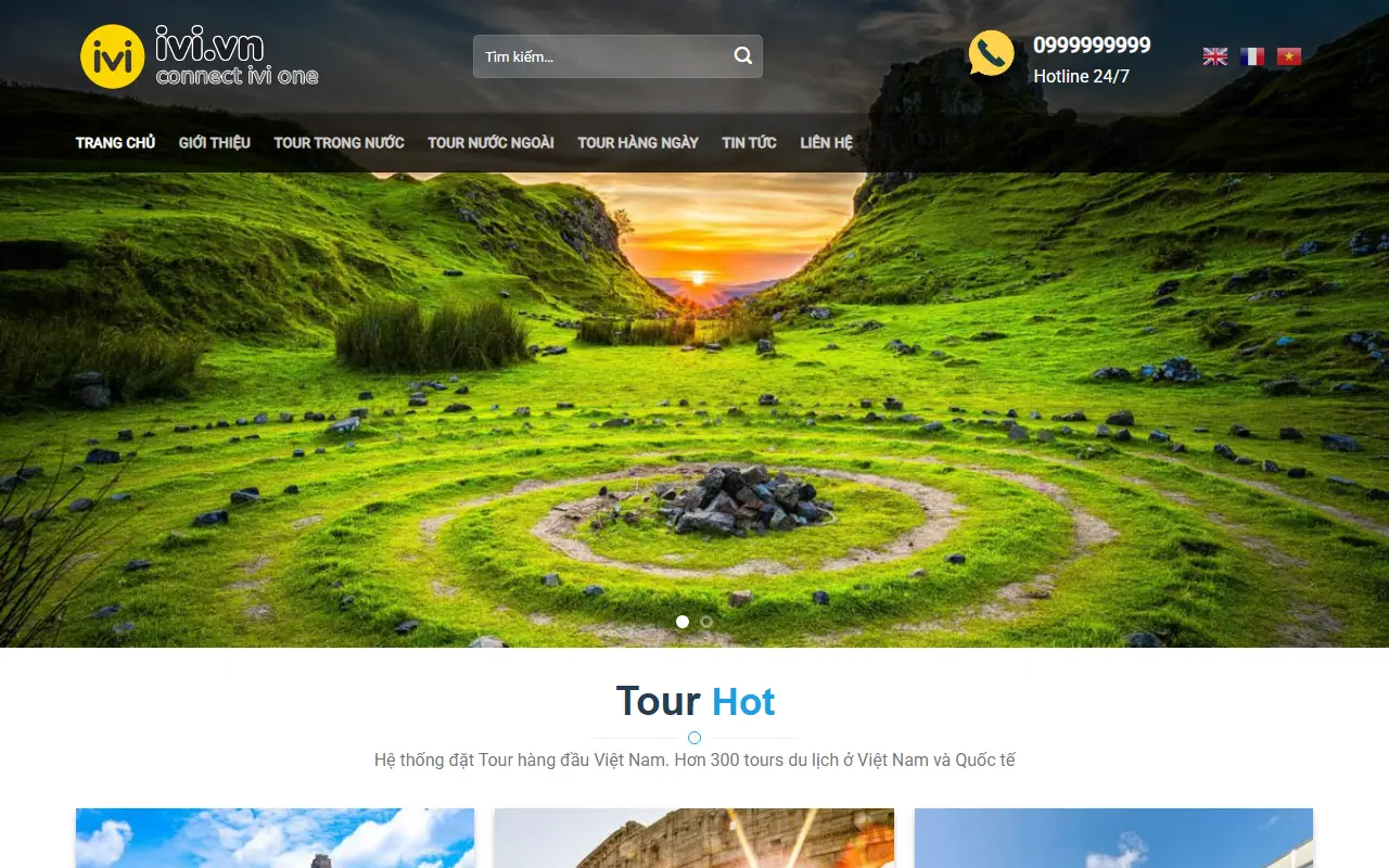 Mẫu website du lịch & tour — Du lịch – Ecotravel