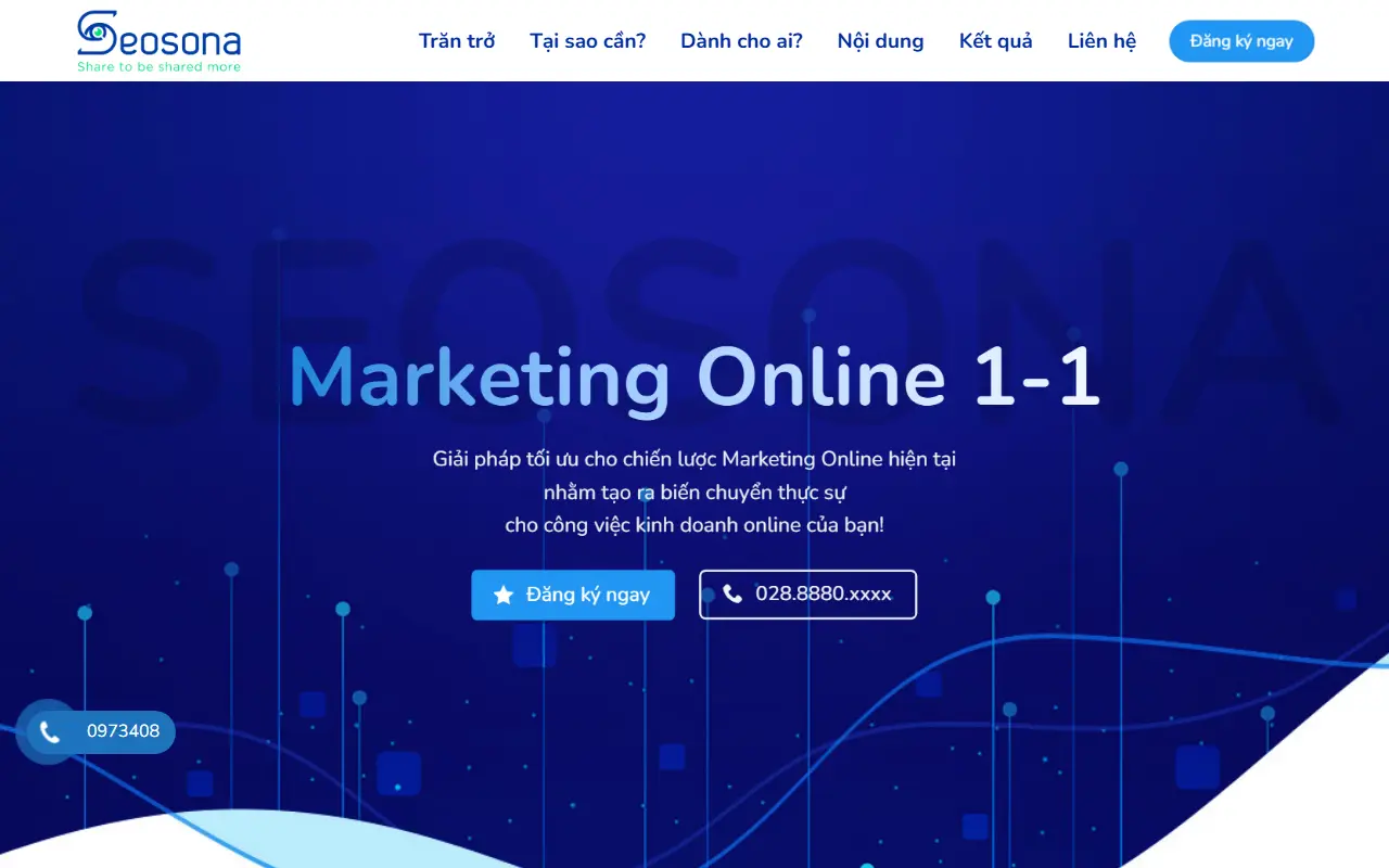 Mẫu website ngành khác — Mẫu web landinpage SEO