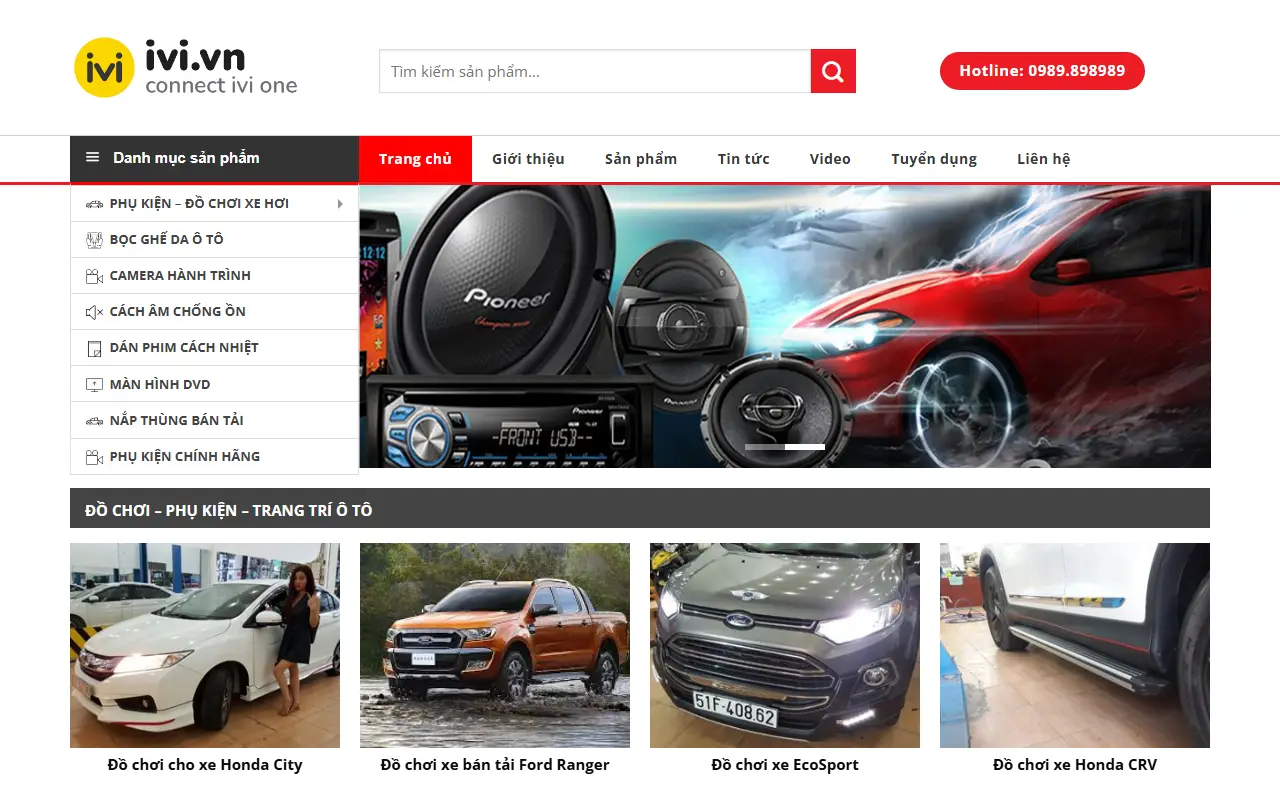 Mẫu website mua bán ô tô — Mua bán ô tô #1