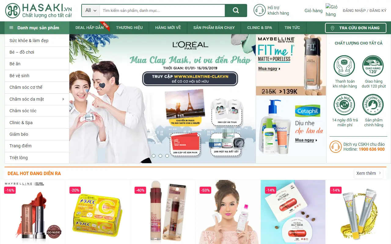 Mẫu website shop tổng hợp — Cửa hàng trực tuyến #2