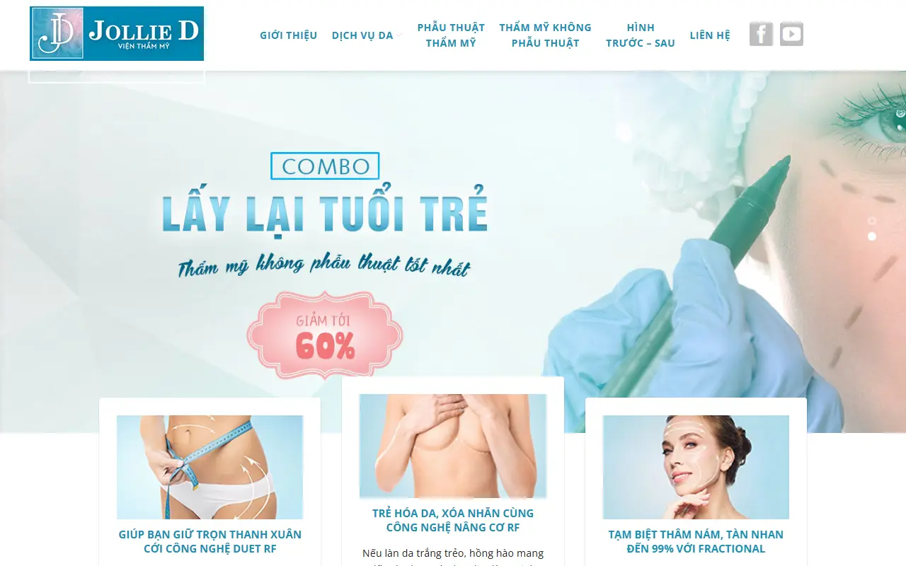 Mẫu website spa & thẩm mỹ — Spa & Thẩm mỹ #4