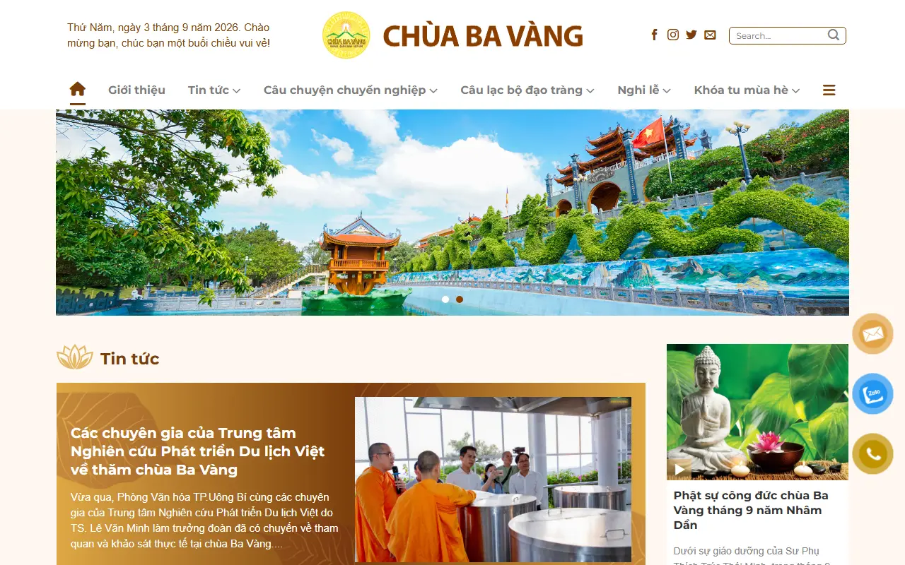 Mẫu website tin tức & blog — Mẫu web tin tức #9